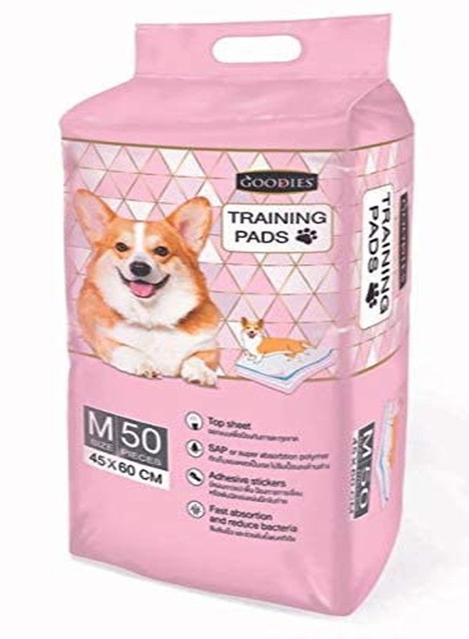 Dogtown Goodies Training Pads for Dogs | Ultra-Absorbent, Leak-Proof | Medium Size, 45x60 cm (50 Pieces) - Image 1